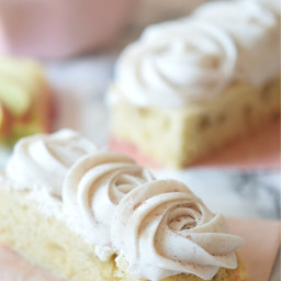 Cinnamon Apple Cake with Freckled Frosting