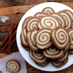 Cinnamon Log Pinwheel Cookies
