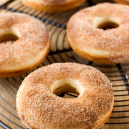 Cinnamon Sugar Donuts (Baked)