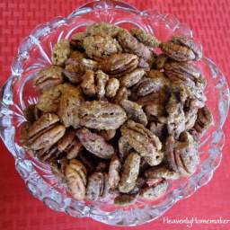 Cinnamon Sugar Pecans ~ a Great Gift or Christmas Snack
