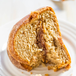 Cinnamon-Sugar Snickerdoodle Cake (Bundt Cake Recipe)