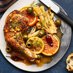 Citrus and Fennel Chicken with Olives and Calabrian Chiles