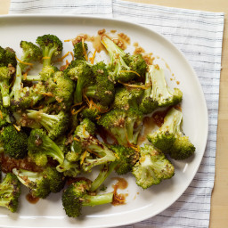 Citrus and Ginger Roasted Broccoli
