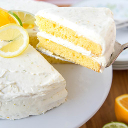 Citrus Cake with Cream Cheese frosting