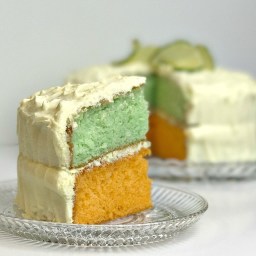 Citrus Cake with Lemon Lime Cream Cheese Frosting