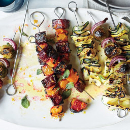 Citrus-Drizzled Vegetable Kebabs