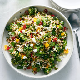 Citrusy Couscous Salad With Broccoli and Feta