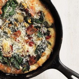 Clam, Chard, and Bacon Pizza