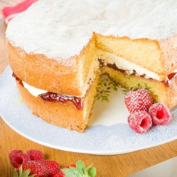 Classic 9 Inch Victoria Sponge Cake Recipe