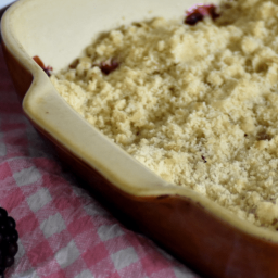 Classic Apple and Blackberry Crumble