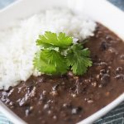 Classic Black Bean Soup and Rice