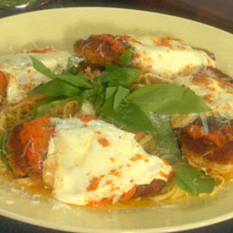 Classic Chicken Parmesan with Oven-Roasted Tomato Sauce and Smoked Mozzarel