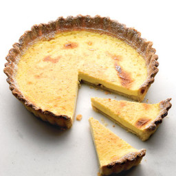 Classic Egg Custard Pie with Lots of Nutmeg