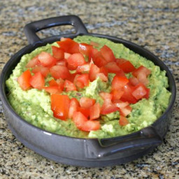 Classic Guacamole with Lime and Cilantro