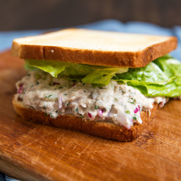 Classic Mayo-Dressed Tuna Salad Sandwiches Recipe