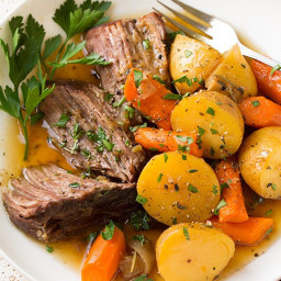 Classic Pot Roast with Potatoes and Carrots