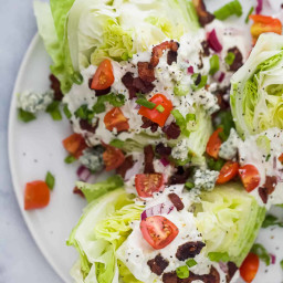 Classic Wedge Salad with Blue Cheese Dressing