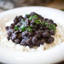 Classsic Cuban Black Beans and Rice
