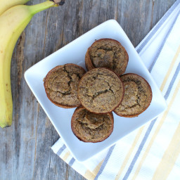 Clean Eating Banana Protein Muffins