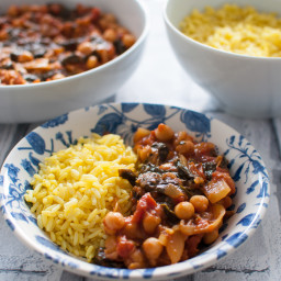 Clean eating chickpea curry
