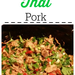 Clean Eating Crockpot Thai Pork