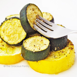 Clean Eating Roasted Summer Squash