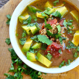Clean Eating Slow Cooker Taco Soup