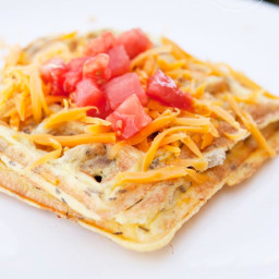 Clean Eating Waffle Iron Omelets