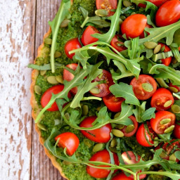Clean + Green Superfood Pizza