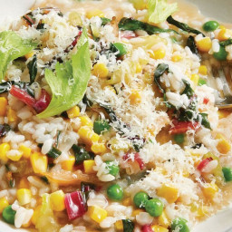 Clean-out-the-fridge' vegetable risotto recipe