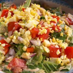 Cobb Salad and Bacon Buttermilk Dressing