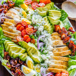 Cobb Salad with the Best Dressing (VIDEO)