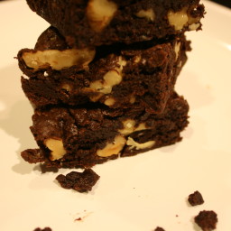 Cocoa Brownies with Browned Butter and Walnuts