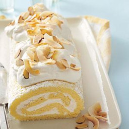 Coconut-Almond Roulade