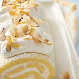 Coconut-Almond Roulade