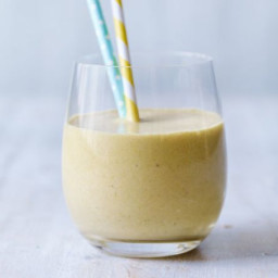 Coconut and banana smoothie