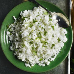 Coconut and lime rice