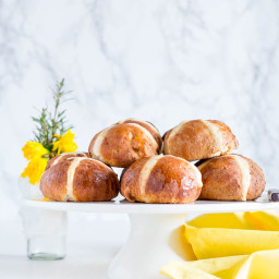 Coconut and Mango Hot Cross Buns - West African Flavours