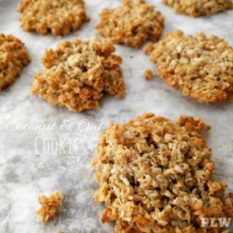 Coconut and Oat Cookies