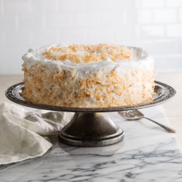 Coconut Angel Food Cake with Seven-Minute Frosting