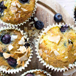 Coconut Blueberry Muffins