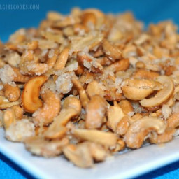 Coconut Candied Cashews