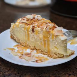 Coconut Cream Pie with Tropical whipped cream