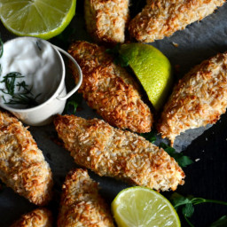 Coconut-Crusted Fishless Goujons