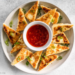 Coconut Crusted Tofu with Sweet Chili Dipping Sauce