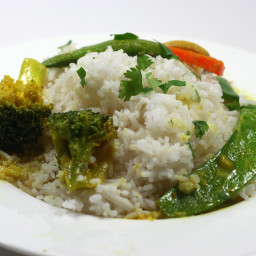 Coconut Curry Rice and Vegetables
