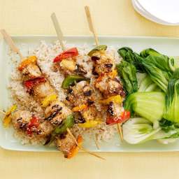 Coconut & Curry–Marinated Skewered Chicken