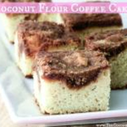 Coconut Flour Coffee Cake (Grain Free + Dairy Free)