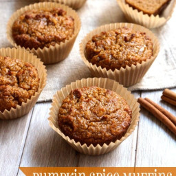Coconut Flour Pumpkin Muffins (Gluten-Free)