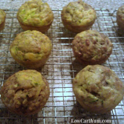 Coconut Flour Zucchini Muffins